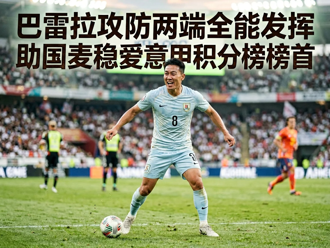 巴雷拉攻防两端全能发挥助国米稳居意甲积分榜榜首